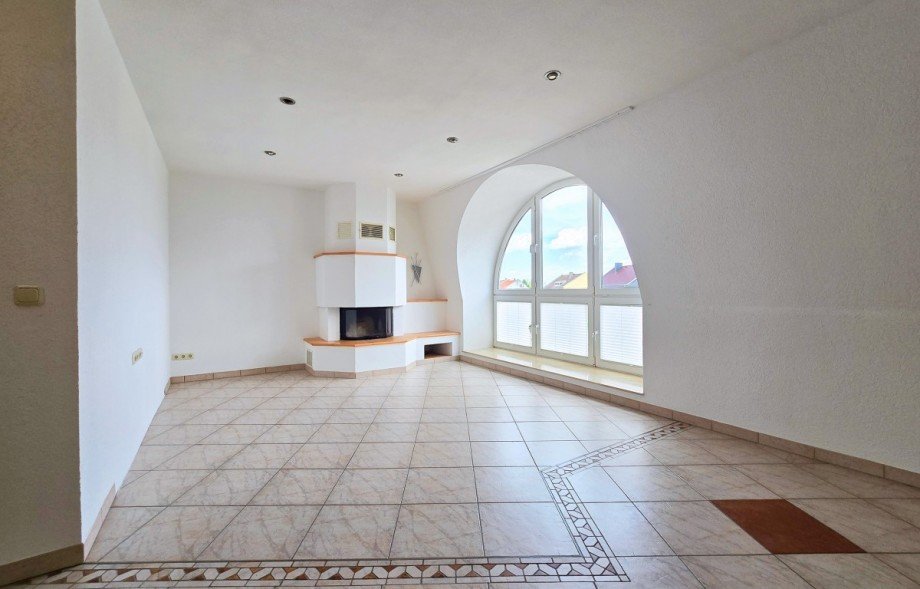 Wohnzimmer Maisonettewohnung K�then (Anhalt)