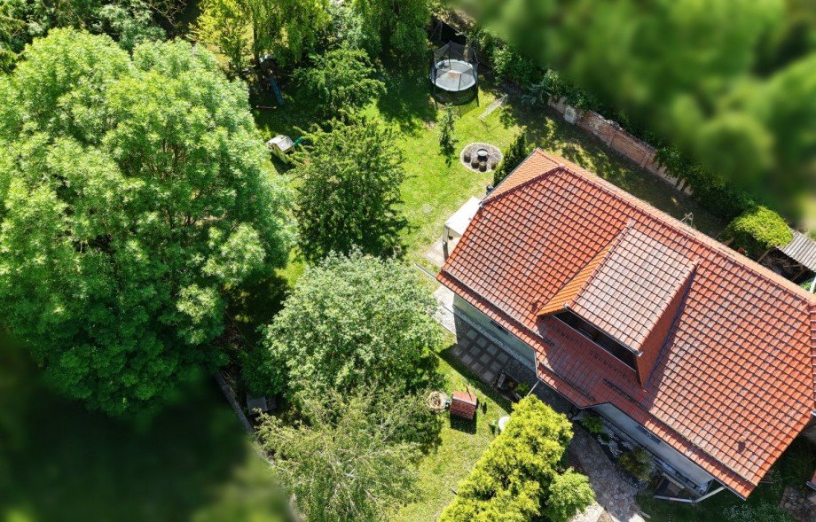 Luftbild Einfamilienhaus + Garten Einfamilienhaus W�rbzig