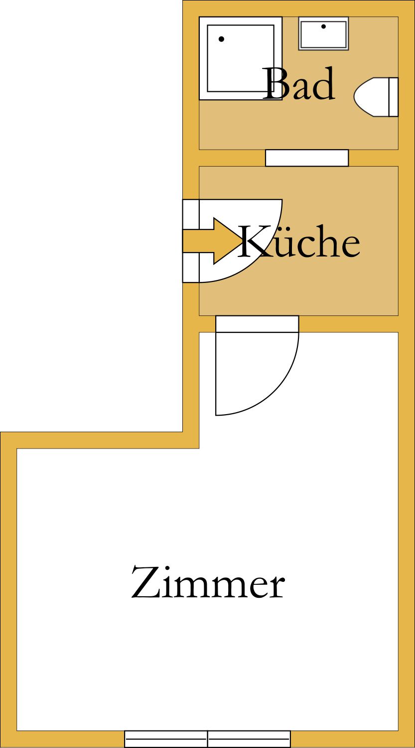 Grundriss Etagenwohnung S�dliches Anhalt