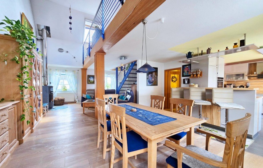 Wohn-/Esszimmer - Wohnung II Wohn- / Gesch�ftshaus Aken (Elbe)
