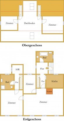 Grundriss Rotes Heim, Gl�ck allein - Viel Platz f�r Familientr�ume in Maxdorf!