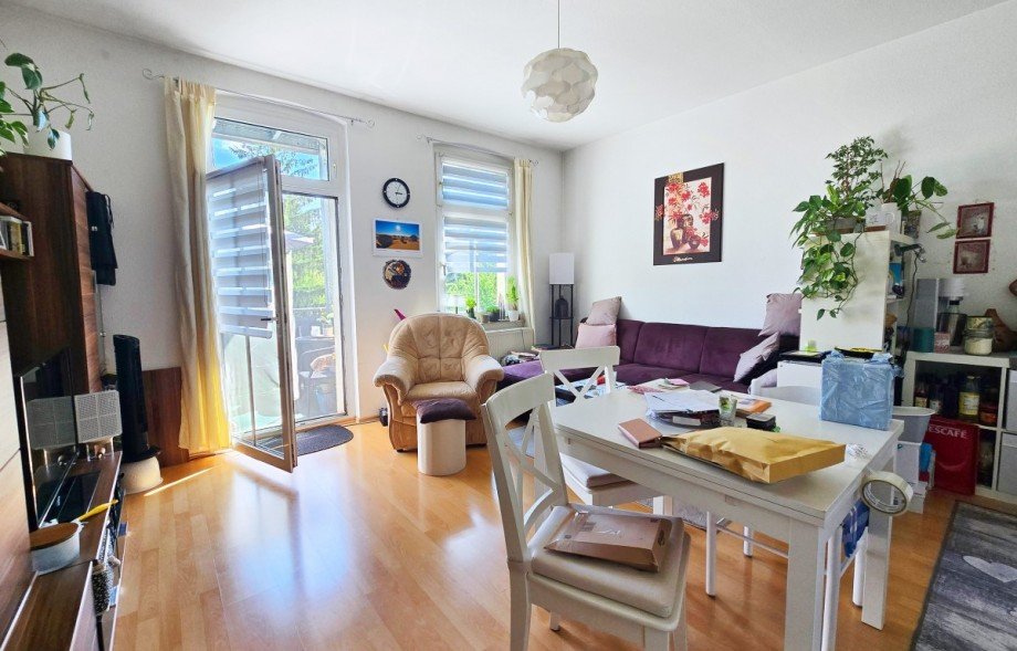 Wohn-/Esszimmer Etagenwohnung K�then (Anhalt)