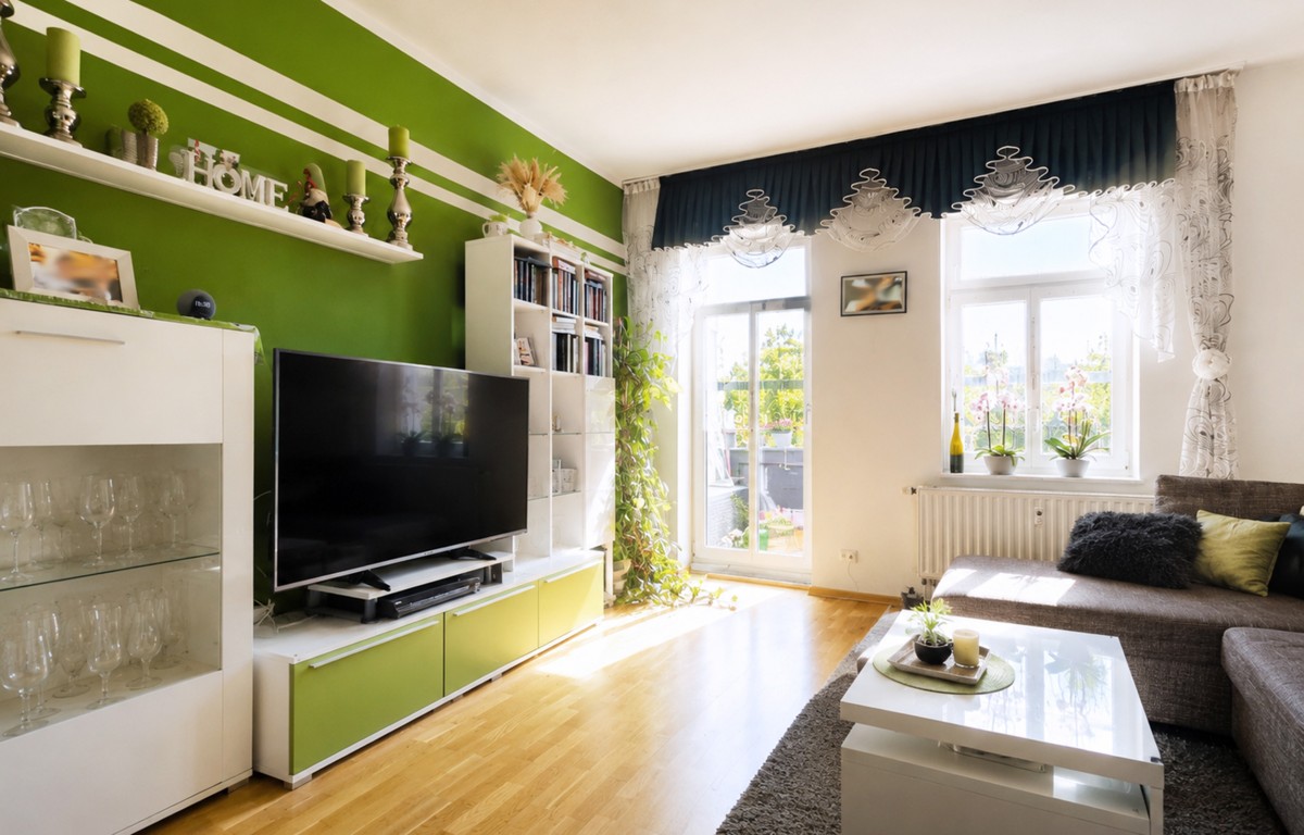 3 Zimmer, Balkon & Tageslichtbad - Photo 1