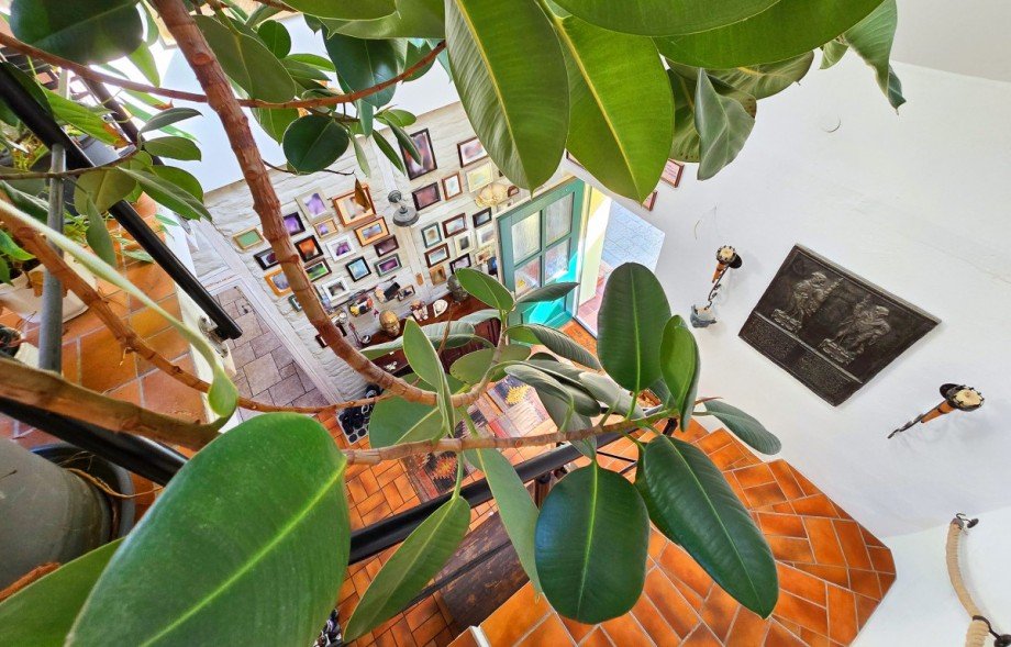 Treppe ins EG Einfamilienhaus Biendorf