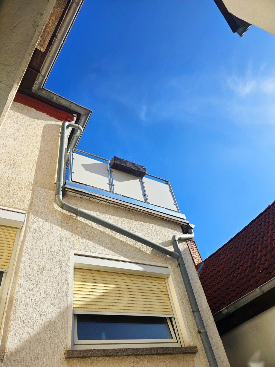 Blick vom Innenhof Maisonettewohnung K�then (Anhalt)