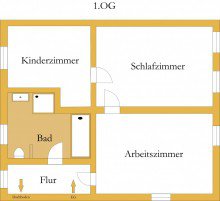 Grundriss 1.OG Das Rundum-sorglos-Paket