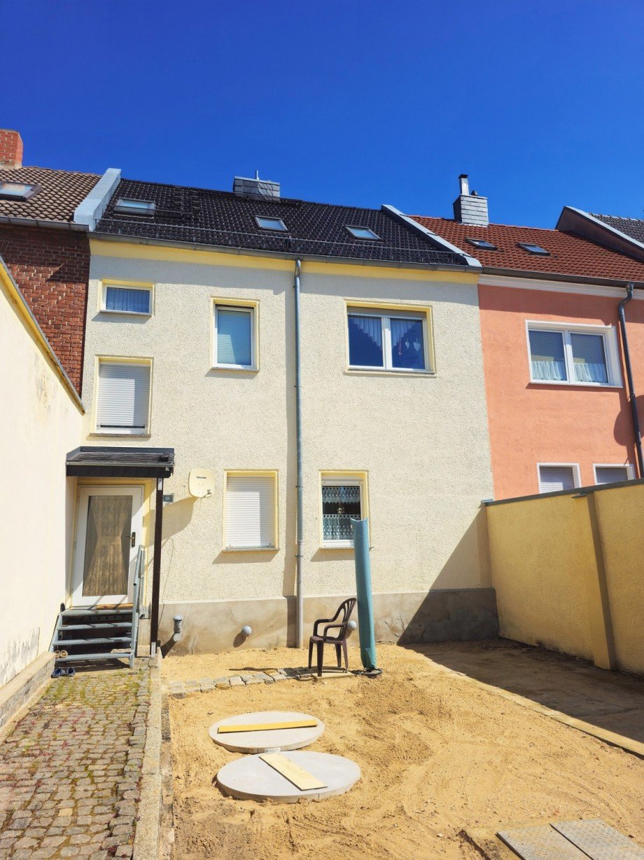 Ansicht Garten Reihenhaus Aken