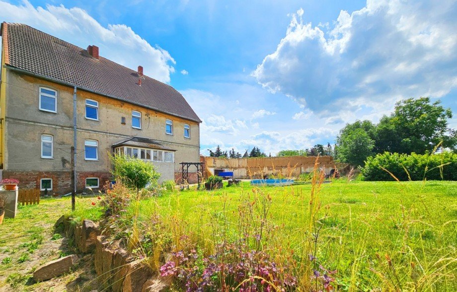 Wohnhaus Gartenansicht Einfamilienhaus Prosigk