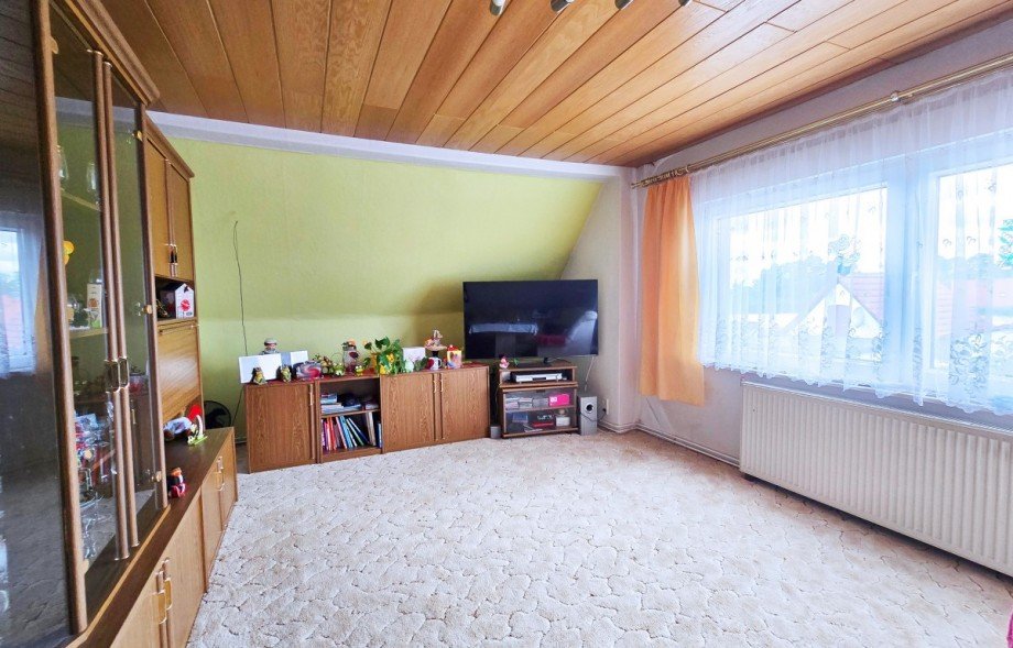 Wohnzimmer OG Einfamilienhaus Osternienburger Land