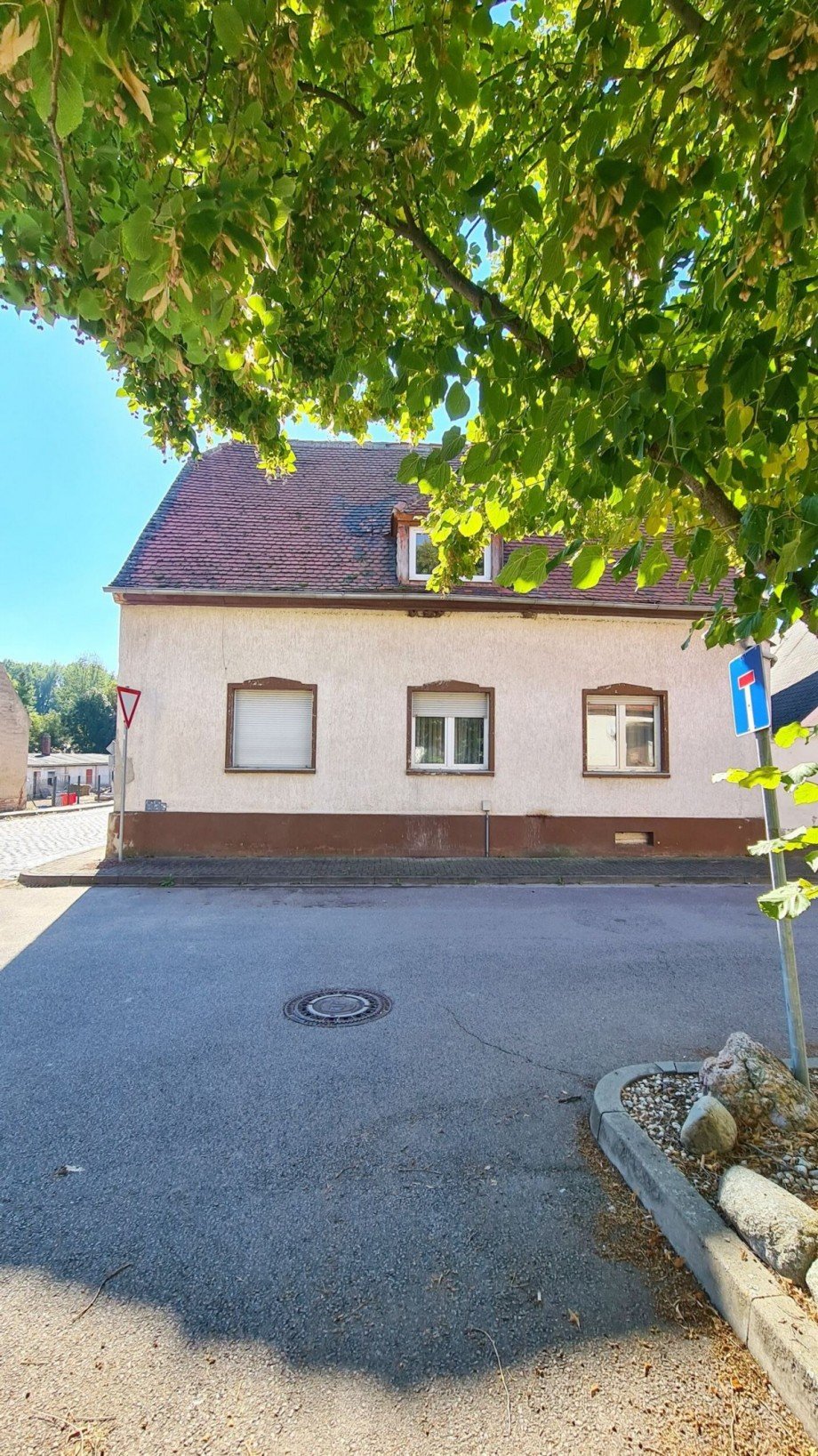 Frontansicht Einfamilienhaus Radegast