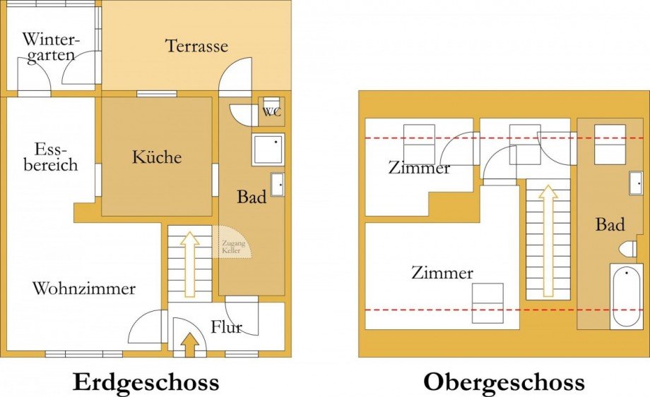 Grundriss Reihenhaus K�then (Anhalt)