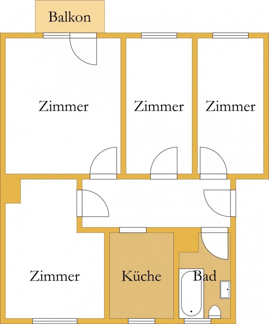Grundriss Renditeobjekt K�then (Anhalt)