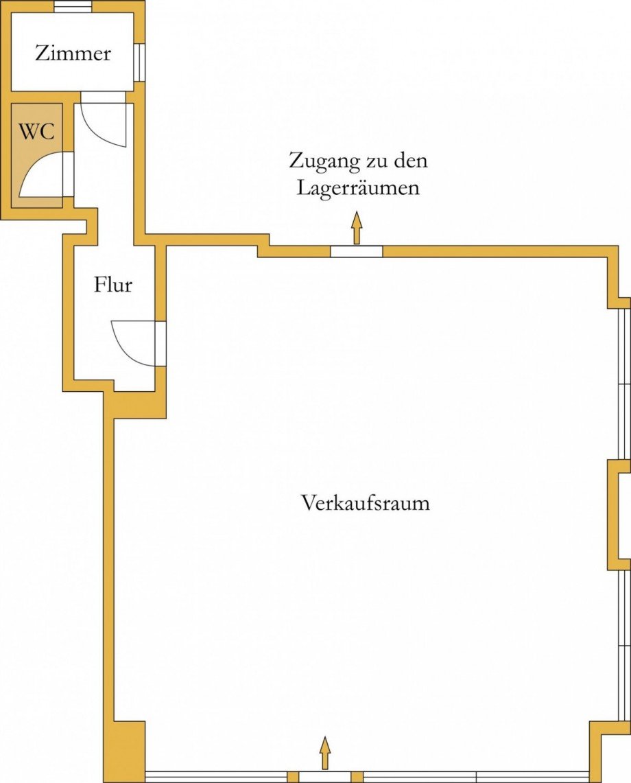 Grundriss Einzelhandel K�then (Anhalt)