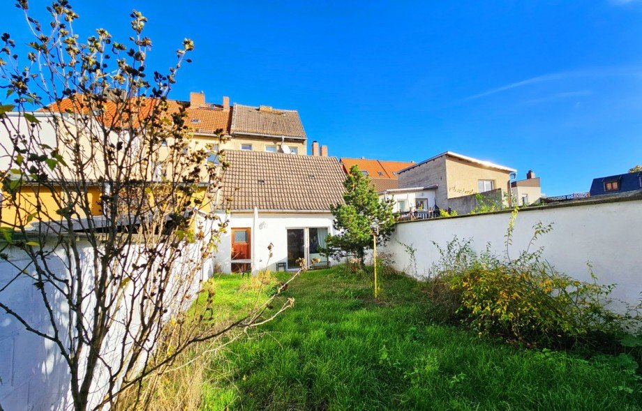Haus Ansicht Garten 2 Reihenhaus K�then (Anhalt)