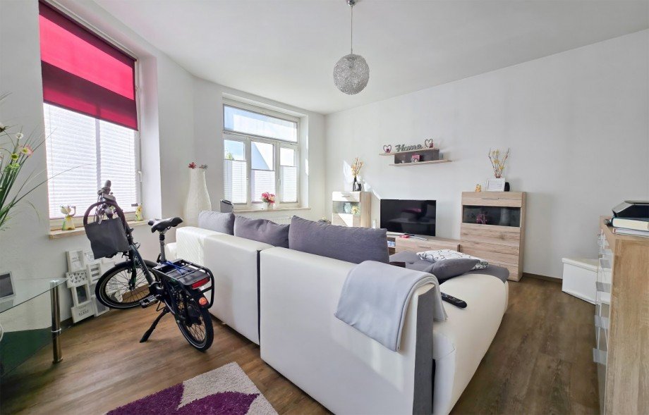 Wohnzimmer Erdgeschosswohnung K�then (Anhalt)