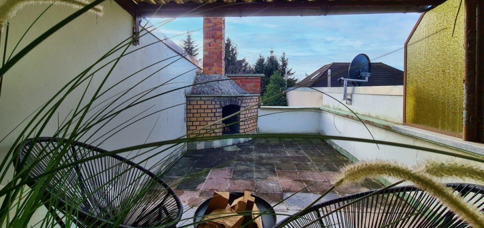 Terrasse Reihenendhaus Aken