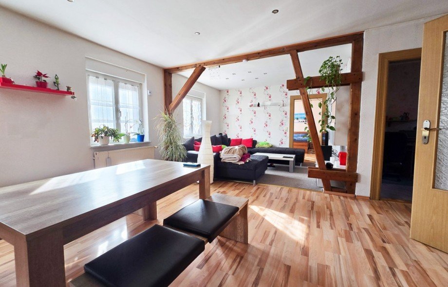 Wohnzimmer Einfamilienhaus Osternienburger Land