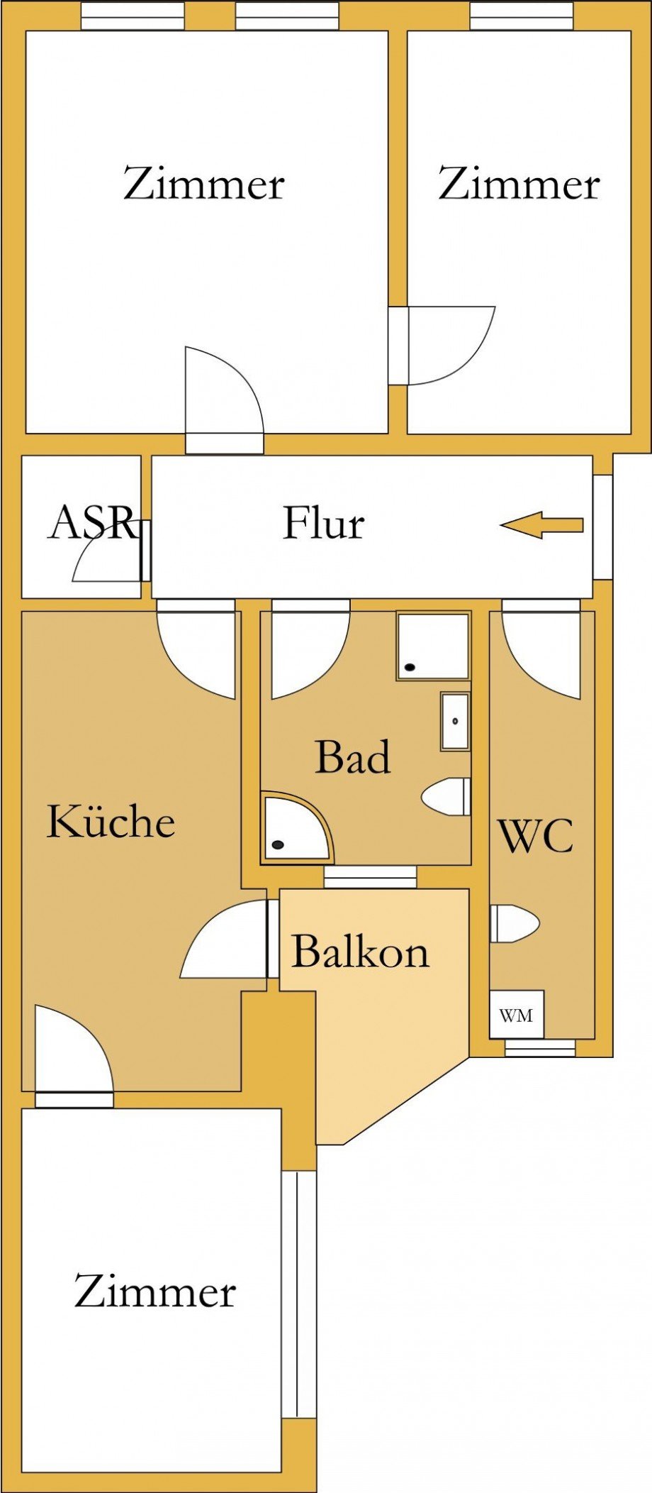  Etagenwohnung K�then (Anhalt)