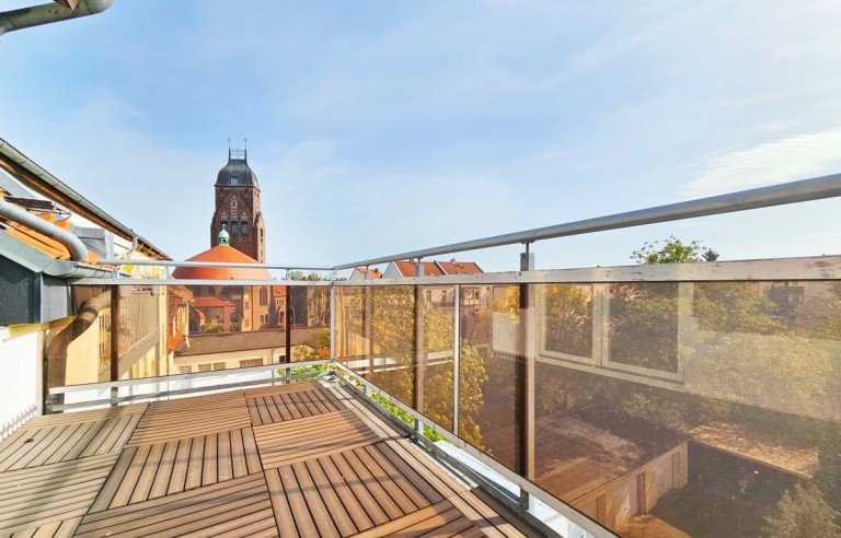 Balkon K�then (Anhalt) - K�then Dachgeschosswohnung Balkon-Oase-Kapitalanlage mit Charakter und sicheren Mieteinnahmen