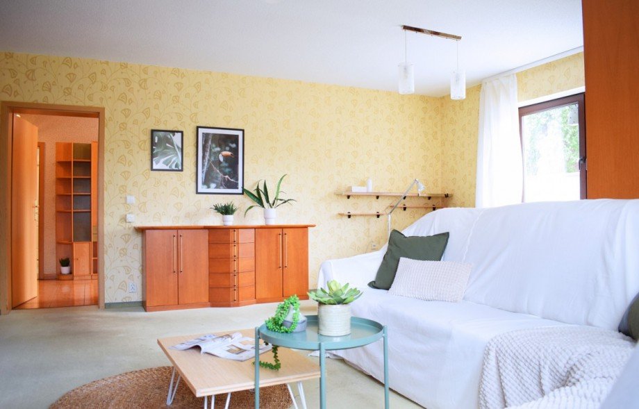 Wohnzimmer - Erdgeschoss Einfamilienhaus Wettin-L�bej�n