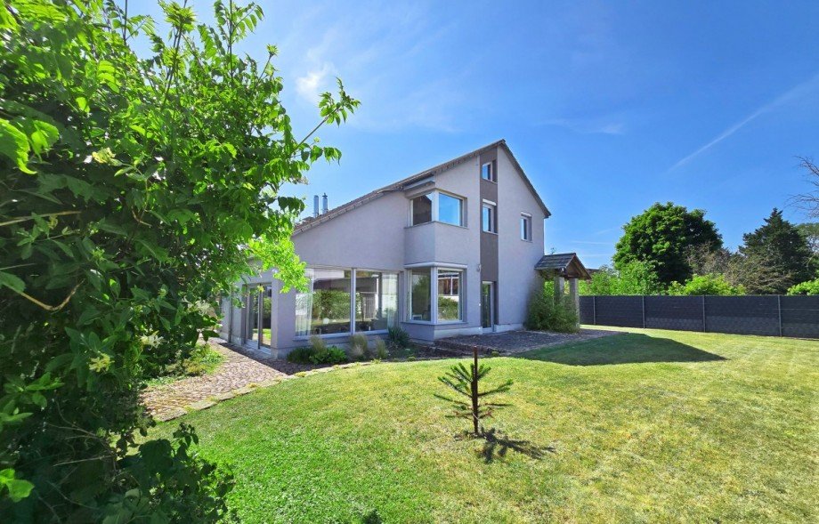 Au�enansicht Einfamilienhaus Gr�bzig