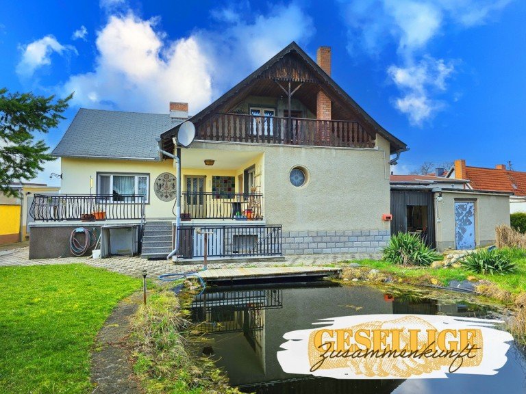 Haus Gesellige Zusammenkunft G�rzig Einfamilienhaus Wohnen und Gastfreundschaft - Einfamilienhaus mit kleiner Gastst�tte und tollem Garten