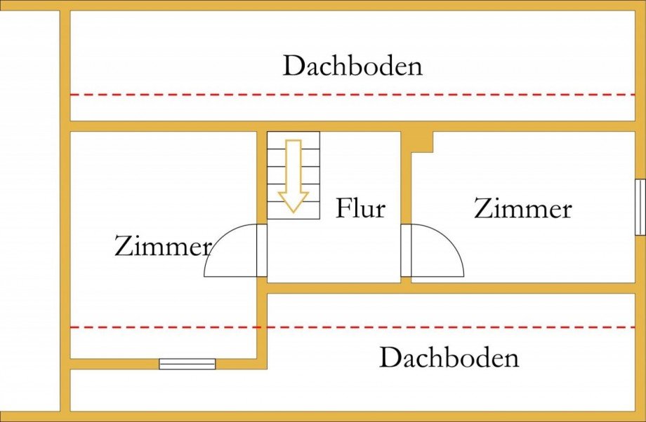 Grundriss Dachgeschoss Einfamilienhaus Osternienburger Land