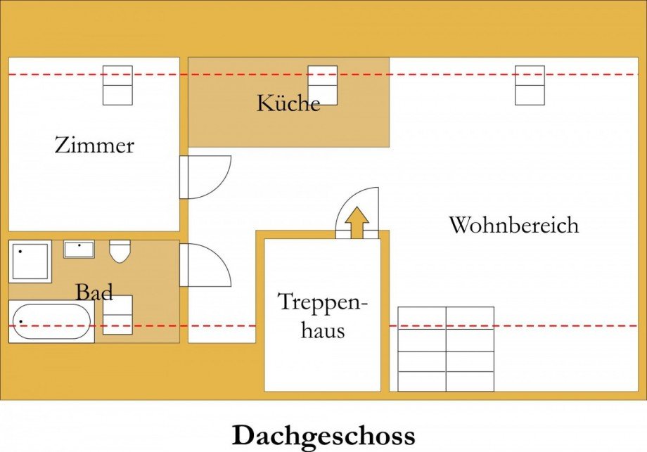 Grundriss DG Mehrfamilienhaus K�then (Anhalt)