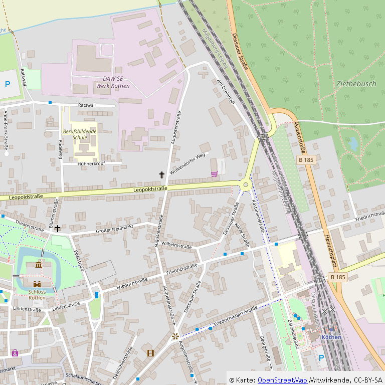 Makro-Ansicht Etagenwohnung K�then
