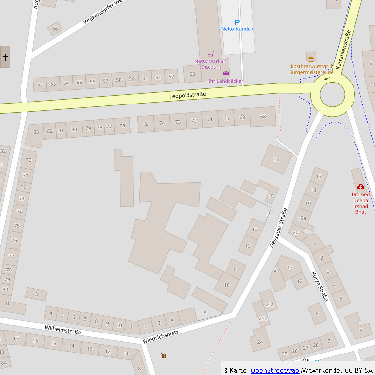 Mikro-Ansicht Etagenwohnung K�then