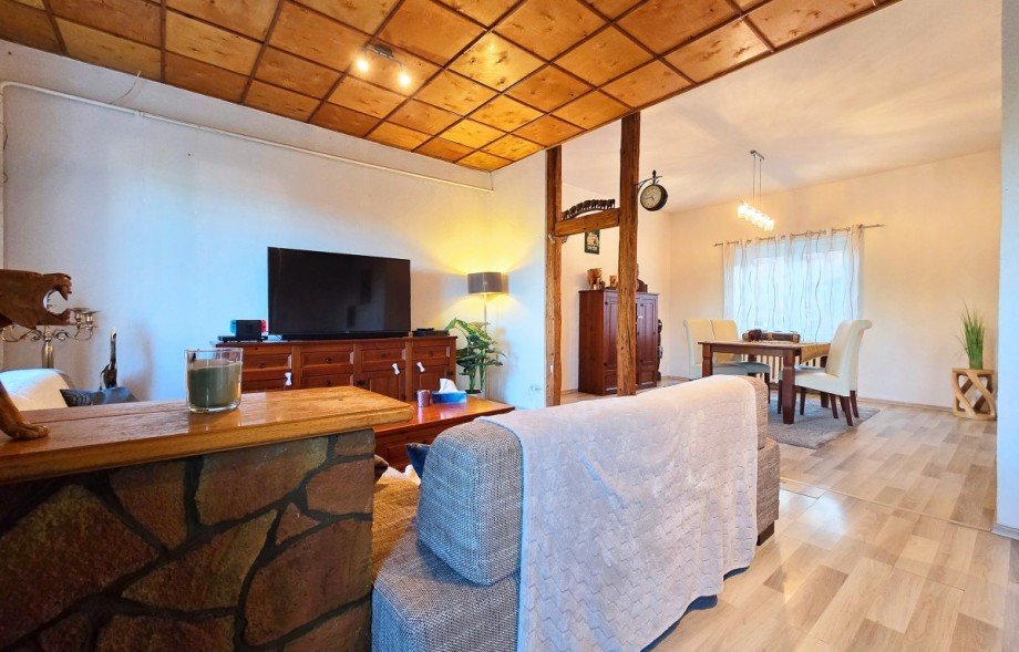 Wohnzimmer Doppelhaush�lfte Gro� Rosenburg