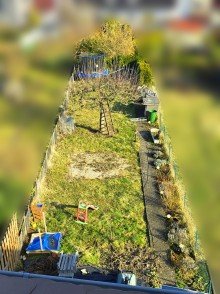 Garten von oben  Birkenst�mmchen  - Ihr zuk�nftiges Zuhause in Top-Lage