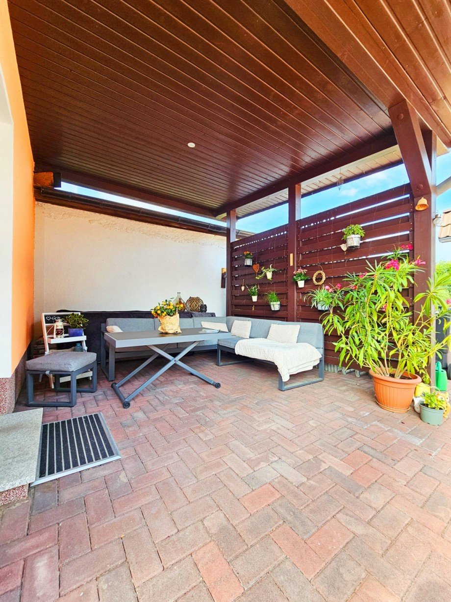 Terrasse Doppelhaush�lfte Radegast