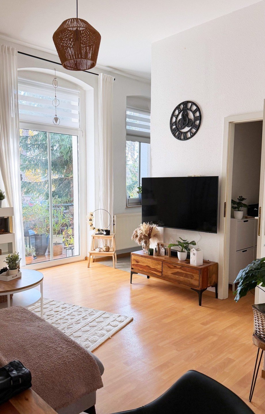 Wohnzimmer Etagenwohnung K�then (Anhalt)