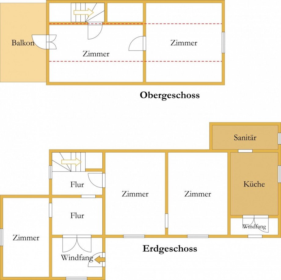 Grundriss Haus K�then (Anhalt)