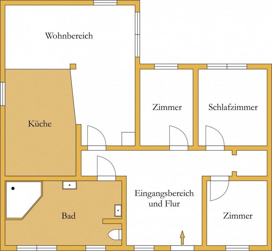 Grundriss Einfamilienhaus K�then (Anhalt)