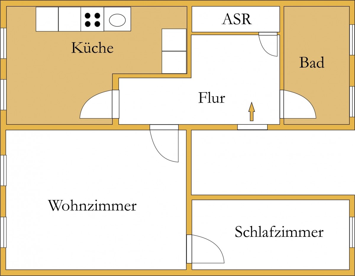 Praktisch & gemütlich - die erste eigene Wohnung - Foto 3