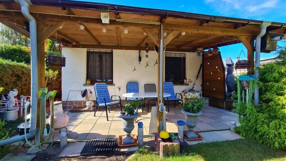 Terrasse Bungalow Osternienburger Land