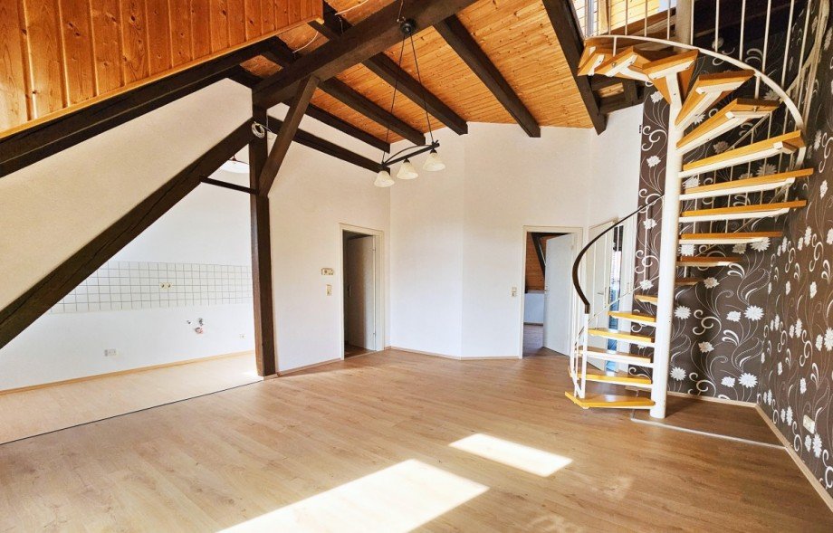 Wohnzimmer 2 Dachgeschosswohnung K�then (Anhalt)