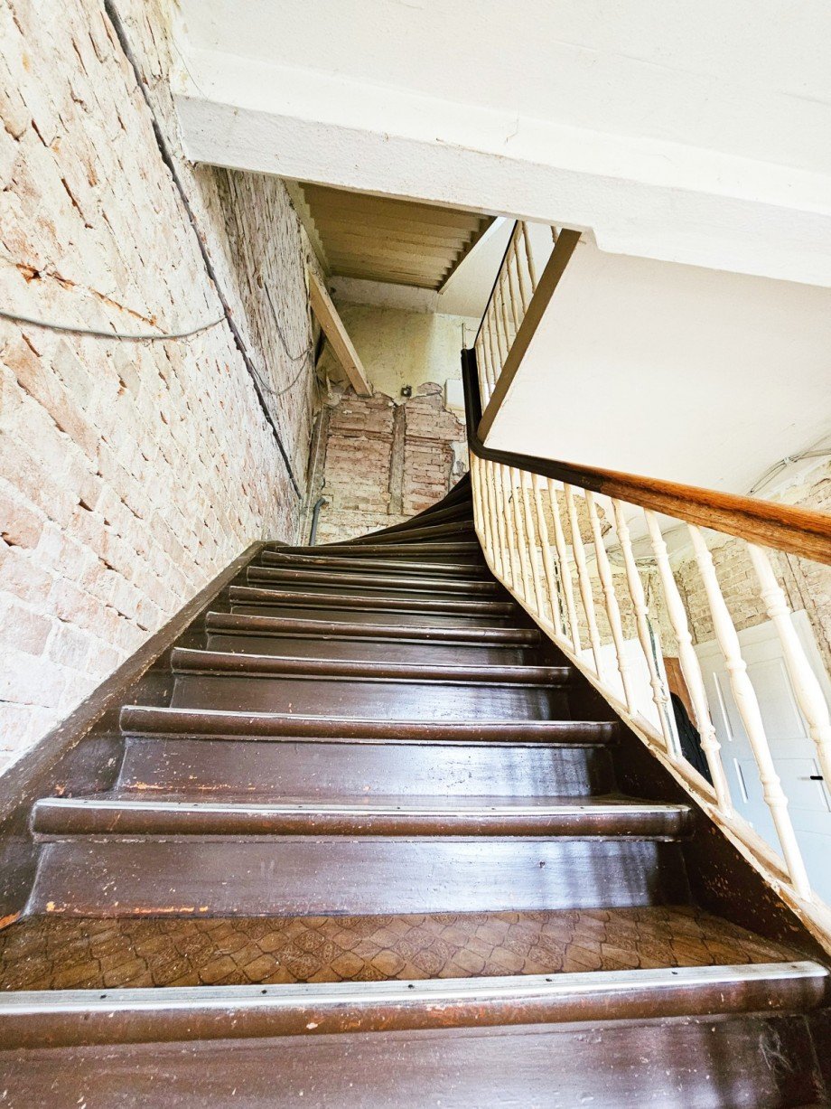 Treppe ins OG Einfamilienhaus Prosigk