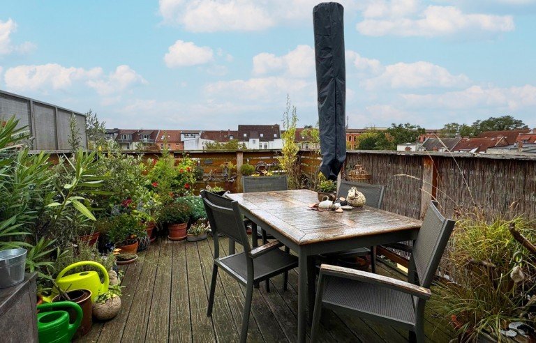 Dachterrasse K�then (Anhalt) Dachgeschosswohnung Charmante Dachgeschosswohnung mit Dachterrasse