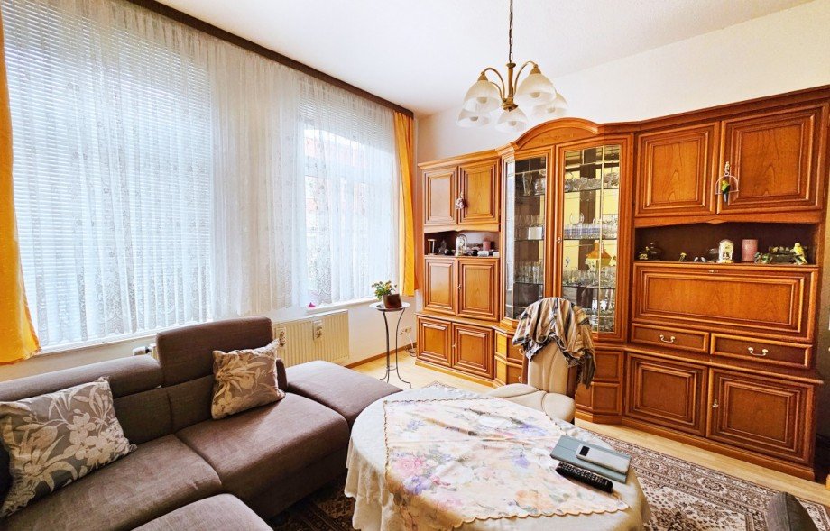 Wohnzimmer Etagenwohnung K�then (Anhalt)