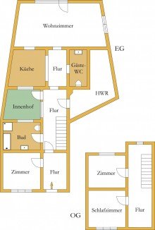 Grundriss Im Herzen der Stadt und bald in Ihrem!