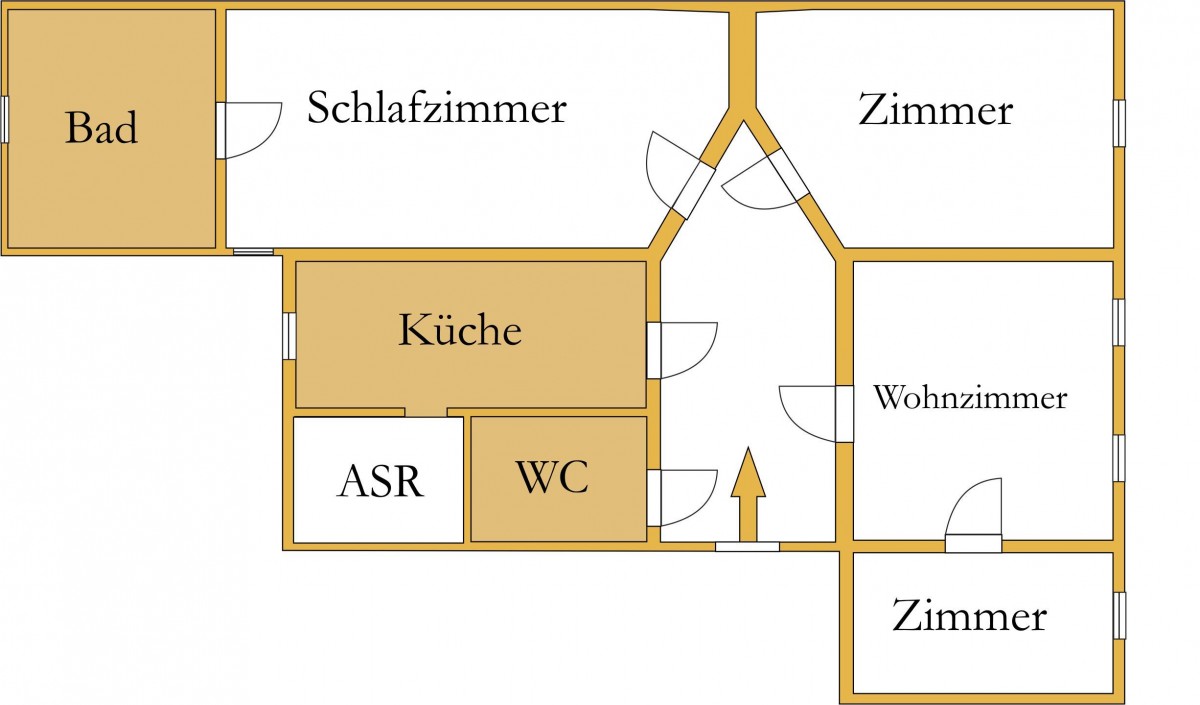 Vierraumwohnung in beliebter Wohngegend - Photo 3