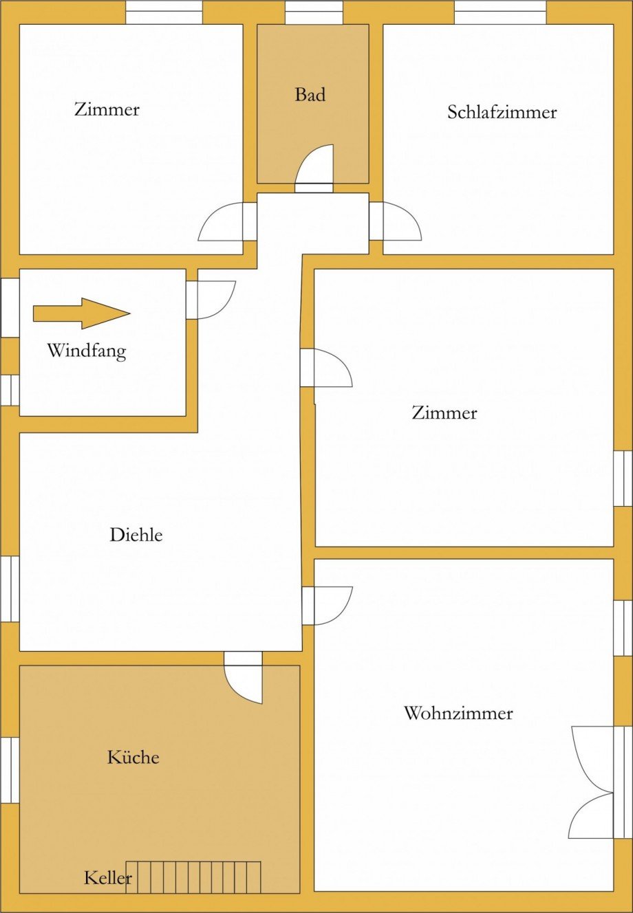 Grundriss Einfamilienhaus K�then (Anhalt)