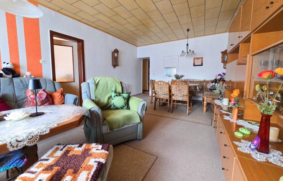 Wohnzimmer Einfamilienhaus S�dliches Anhalt