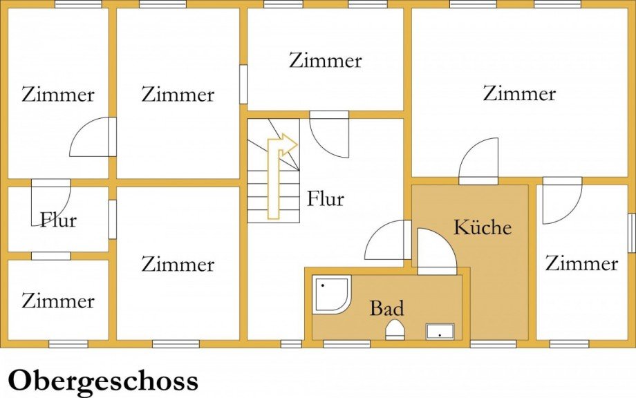 Grundriss OG Einfamilienhaus Prosigk