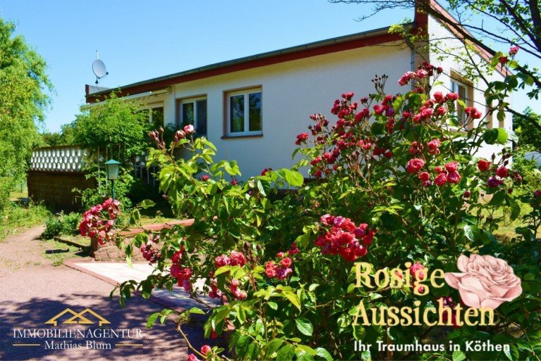Au�enansicht K�then (Anhalt) Einfamilienhaus Rosige Aussichten - Ihr Traumhaus in K�then
