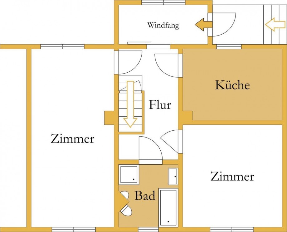 Grundriss Erdgeschoss Einfamilienhaus Osternienburger Land