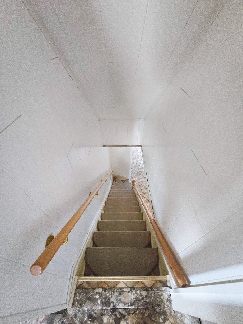 Treppe ins EG Einfamilienhaus Osternienburger Land